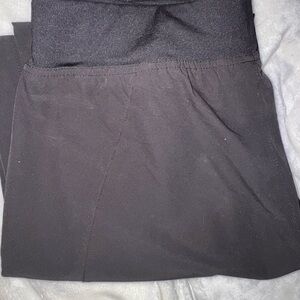Med Couture Peaches collection black scrub pants